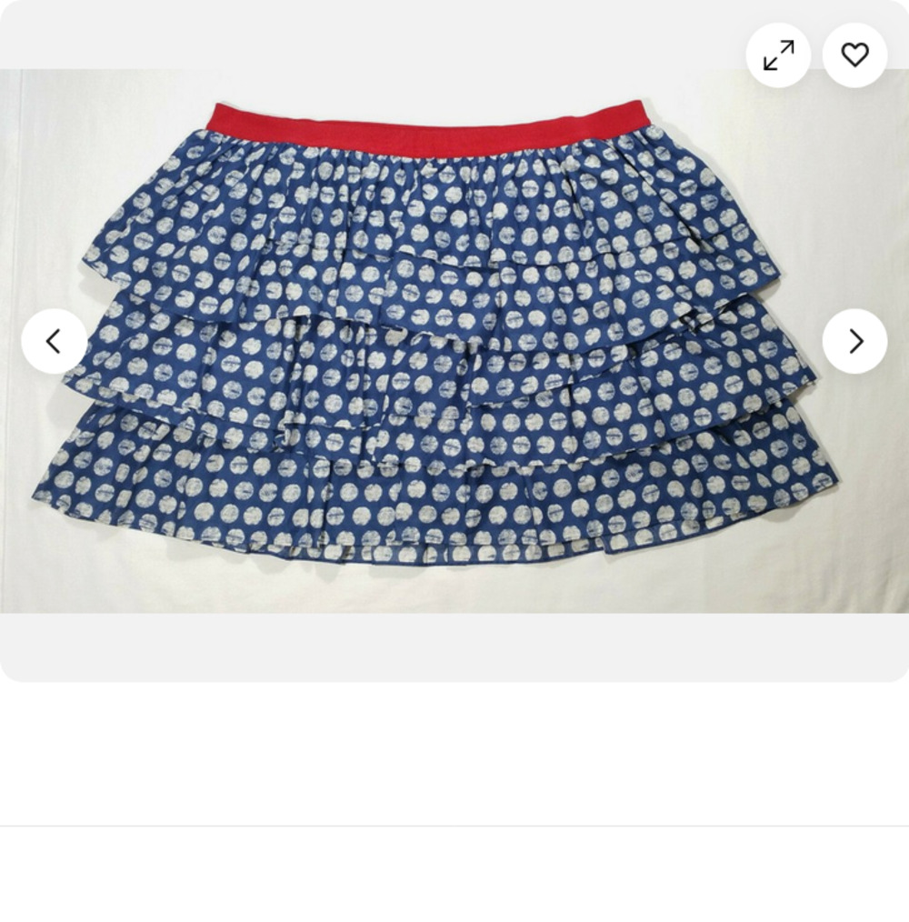 NWOT LANE BRYANT Tiered A-line Skirt 3192E1M